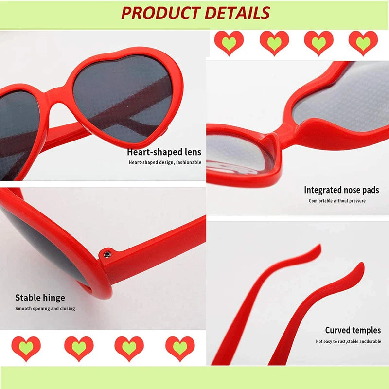 Heart Effect Diffraction Glasses