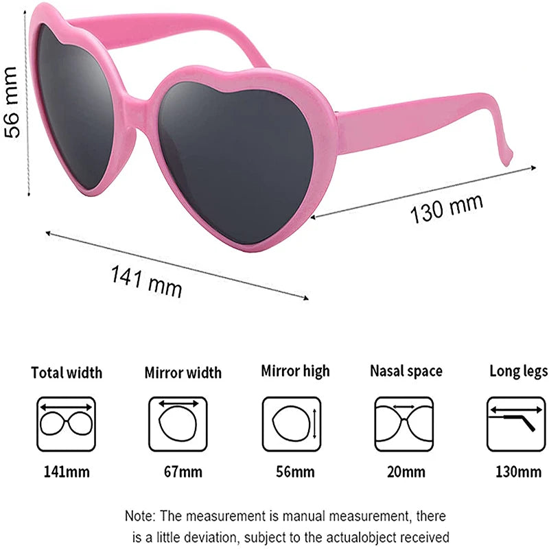 Heart Effect Diffraction Glasses