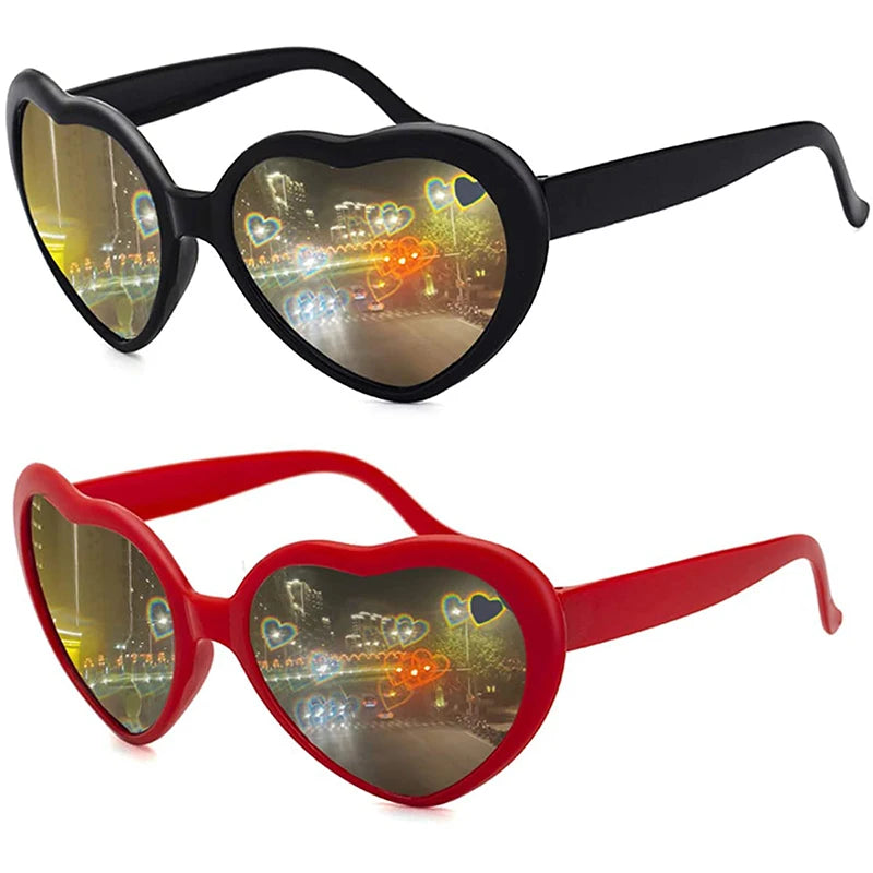 Heart Effect Diffraction Glasses