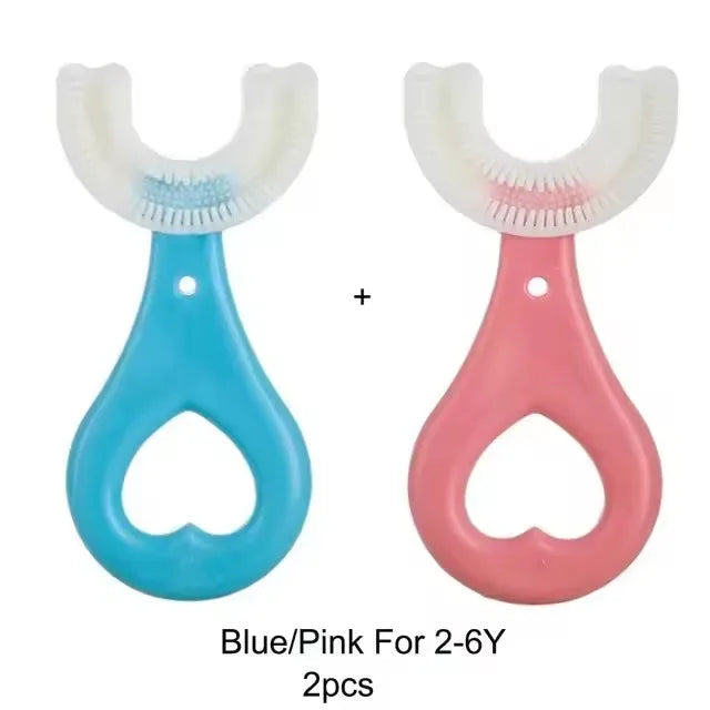 360° U-Shaped Kids Toothbrush