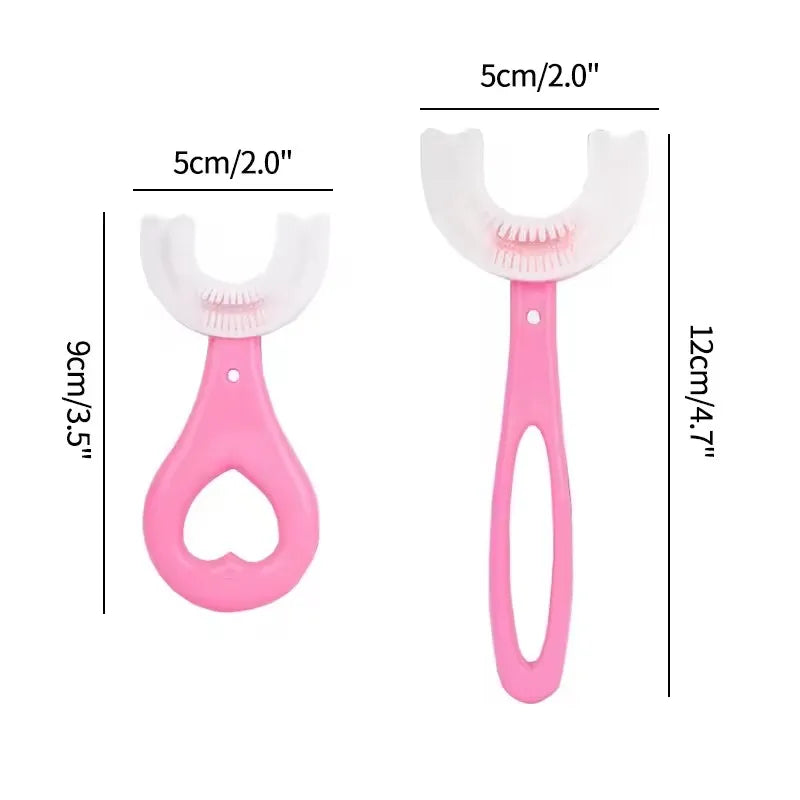 360° U-Shaped Kids Toothbrush