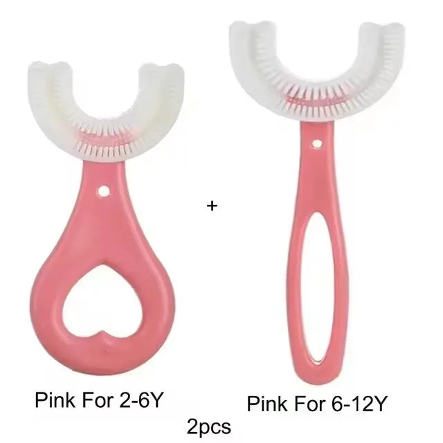 360° U-Shaped Kids Toothbrush