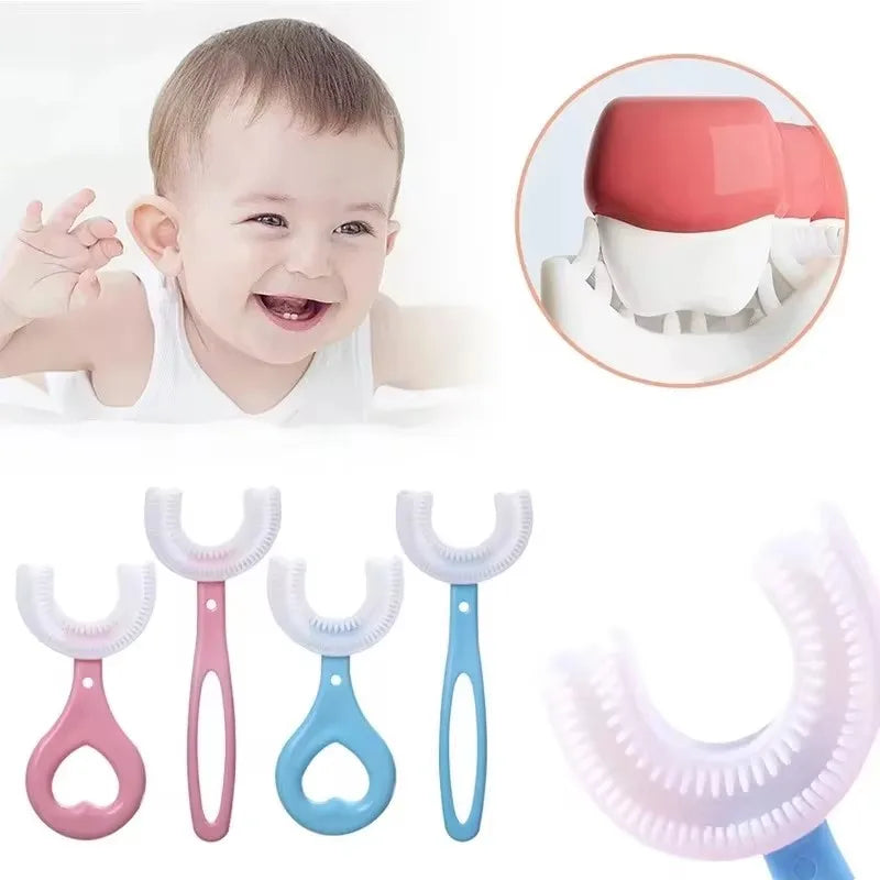 360° U-Shaped Kids Toothbrush